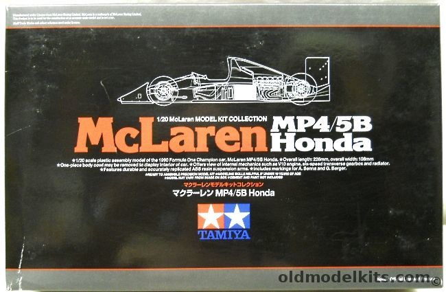 Tamiya 1/20 McLaren MP4/5B Honda, 89720 plastic model kit